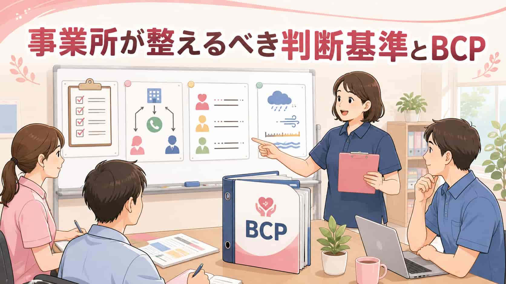 訪問介護事業所が整える悪天候時の判断基準とBCP