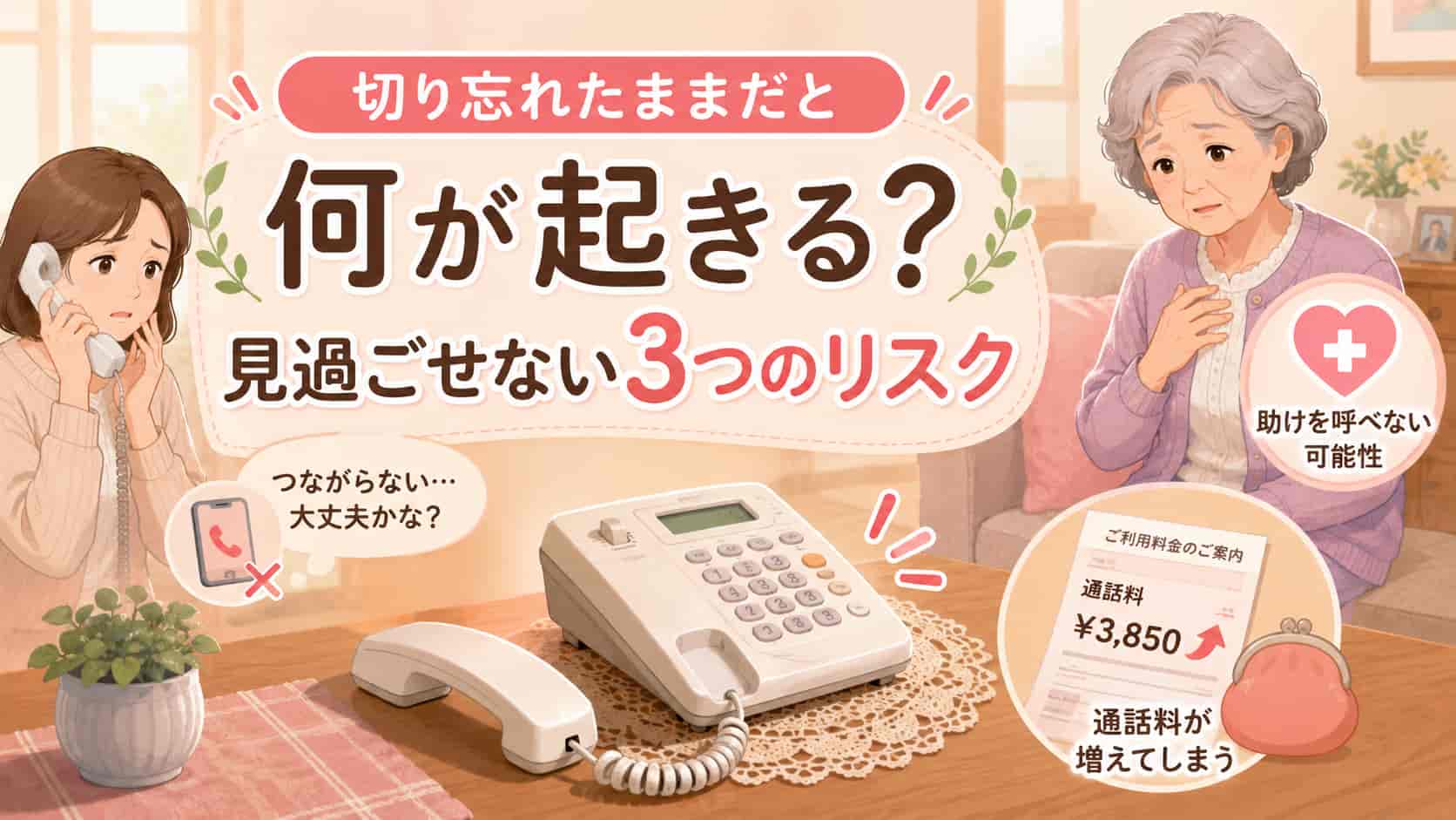 切り忘れたままだと何が起きる？見過ごせない3つのリスク