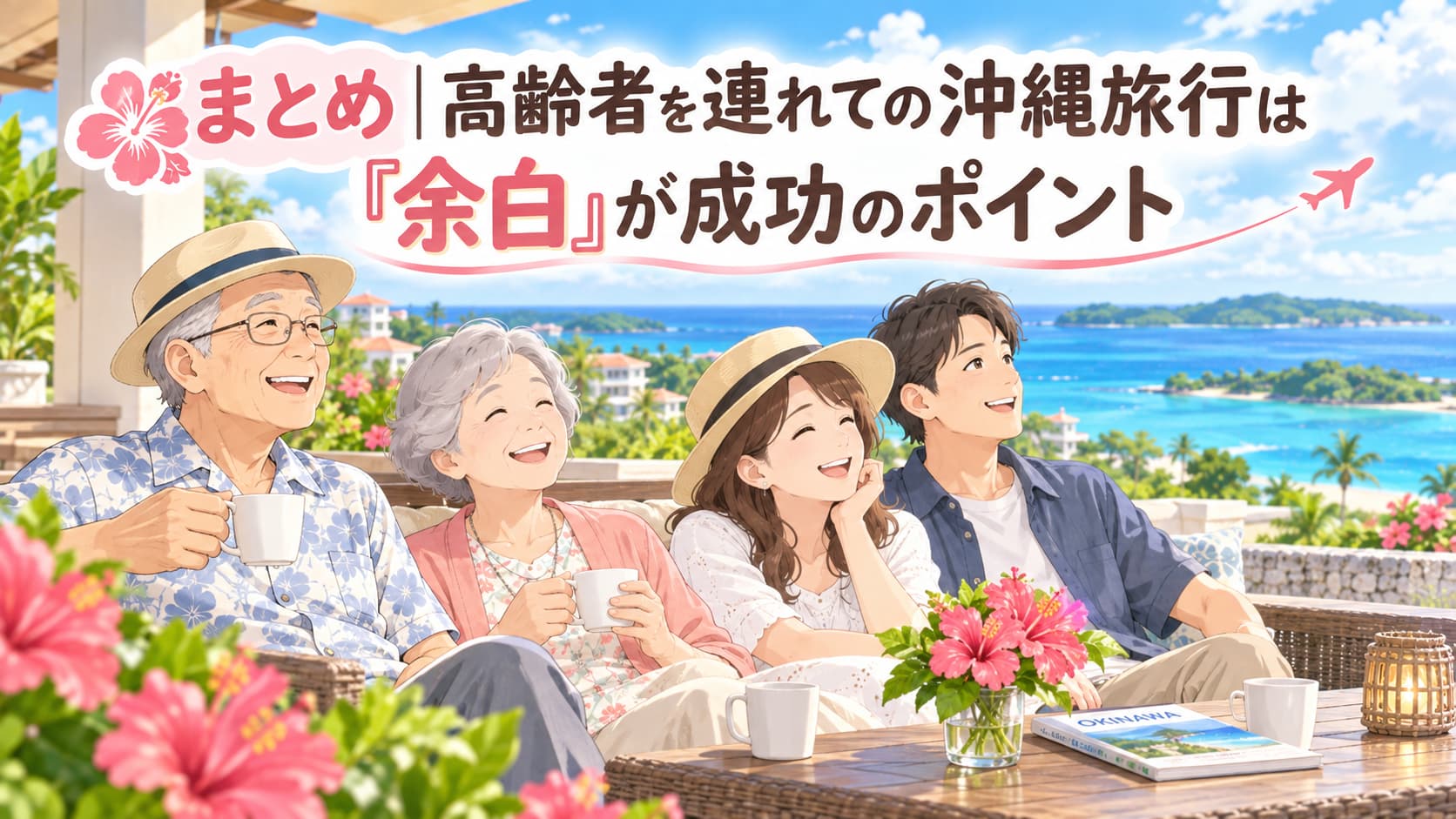 高齢者を連れての沖縄旅行は余白が成功のポイント