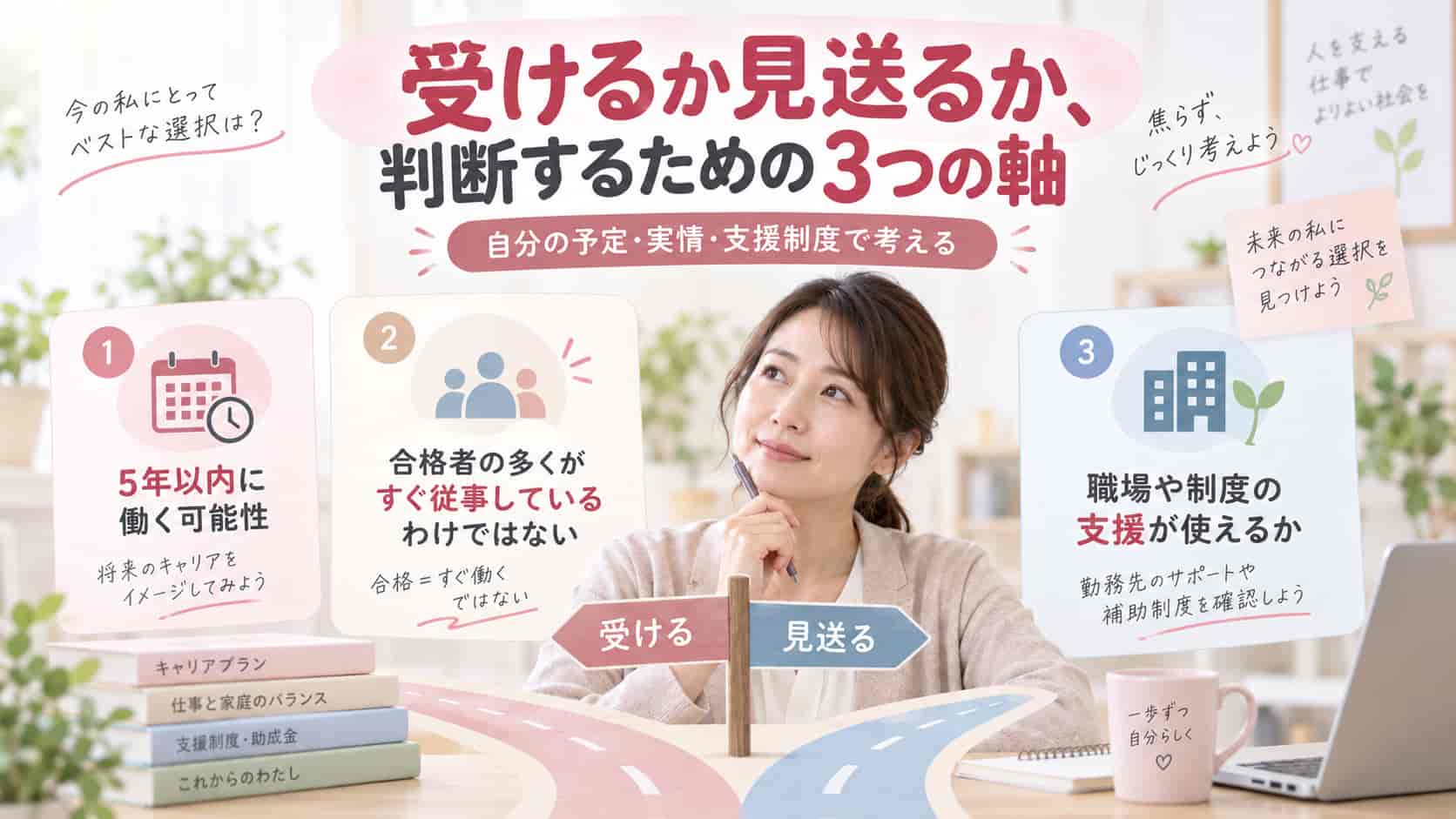 受けるか見送るか、判断するための3つの軸
