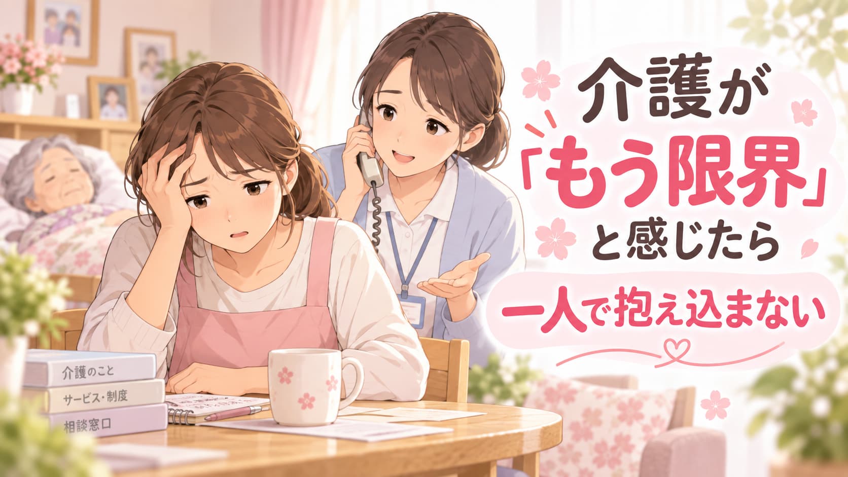 介護がもう限界と感じたら一人で抱え込まない