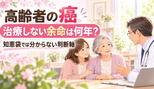 高齢者の癌 治療しない余命は何年？知恵袋では分からない判断軸