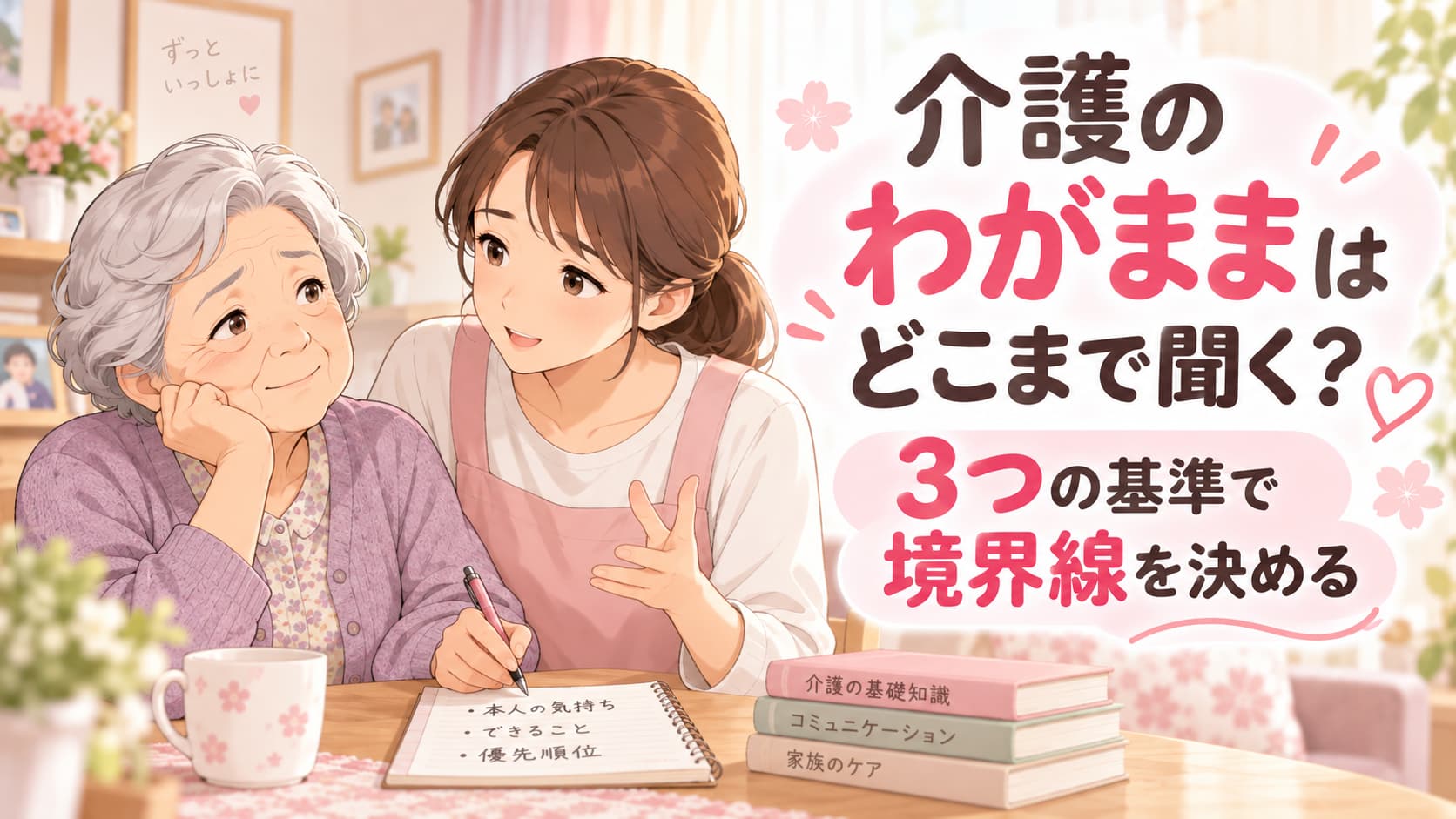 介護のわがままはどこまで聞くか3つの基準で境界線を決める
