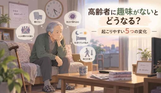 高齢者に趣味がないとどうなる？研究データで見る5つの変化