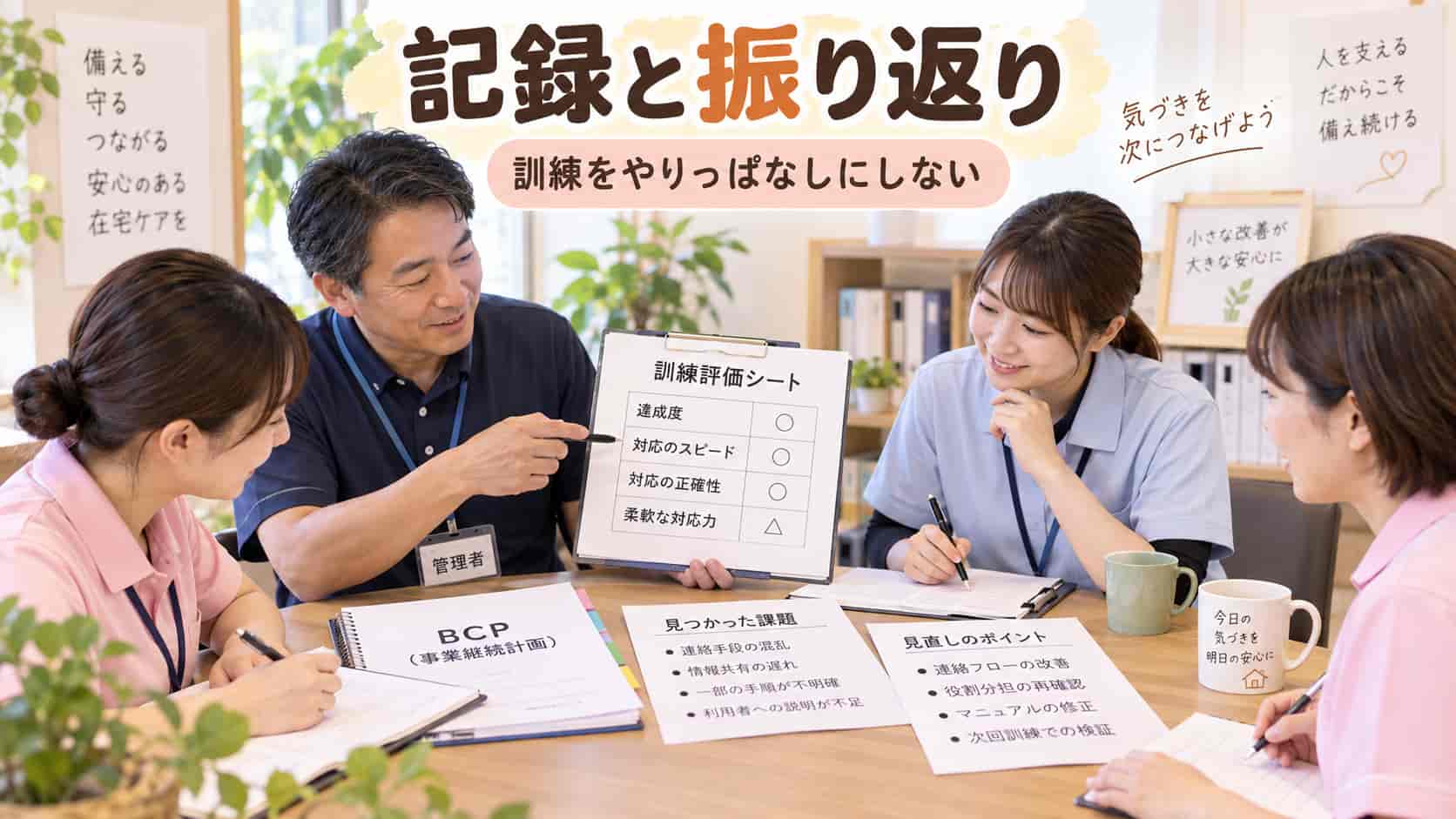 訓練を「やりっぱなし」にしない記録と振り返り