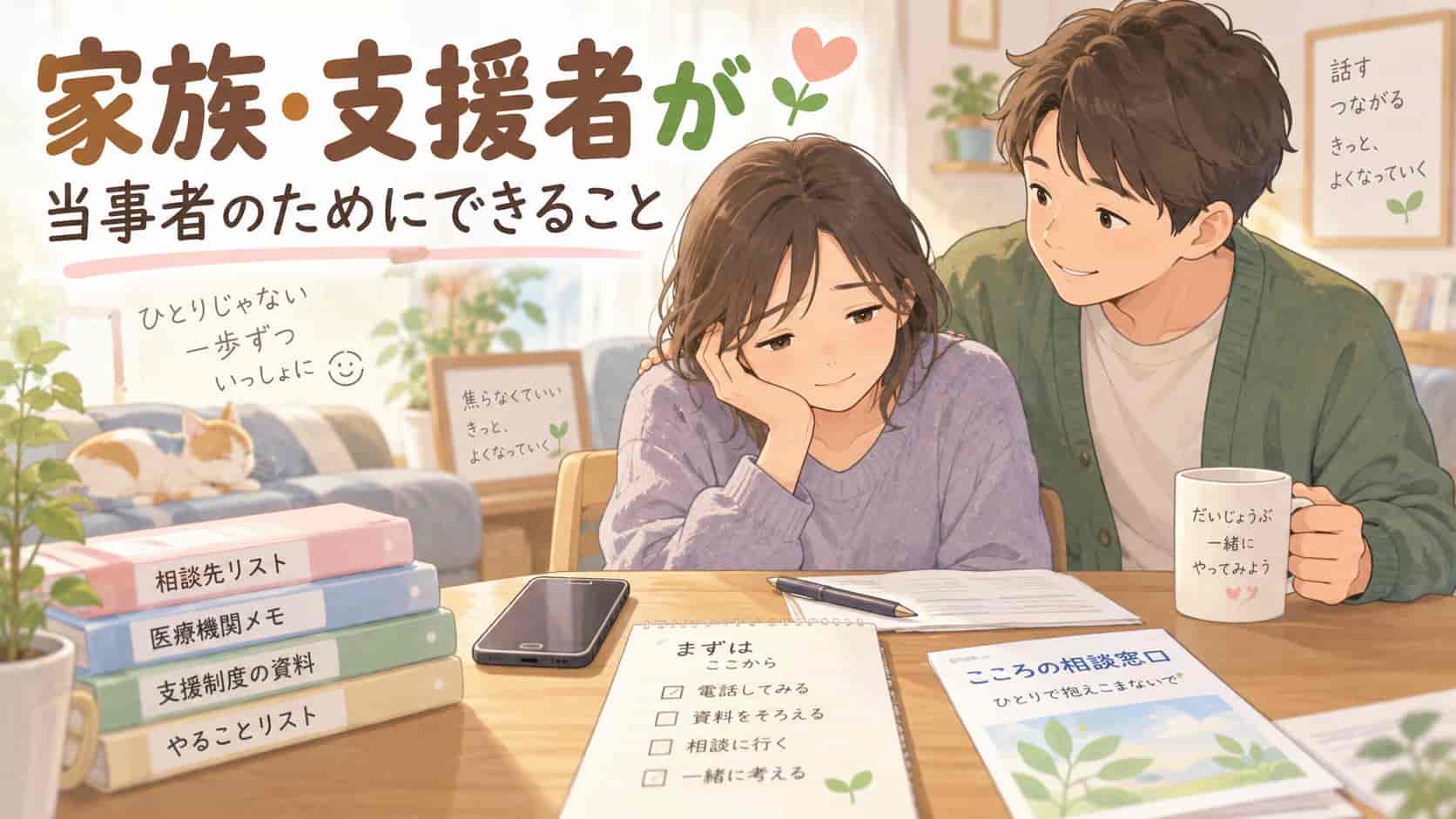 家族・支援者が当事者のためにできること