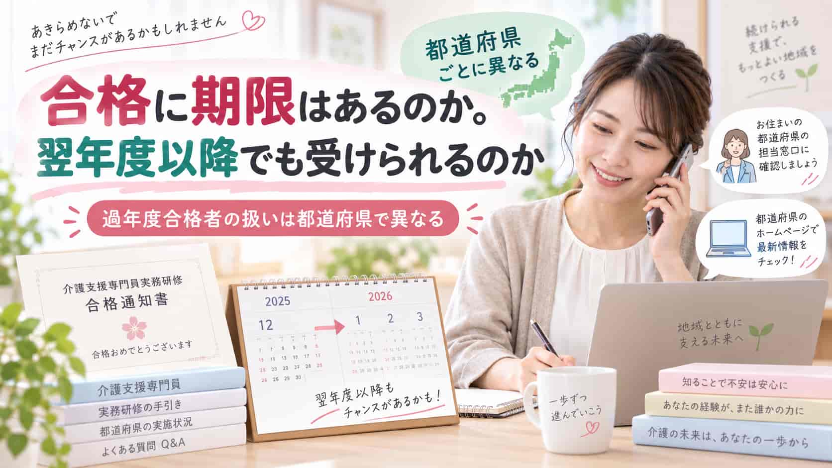 合格に期限はあるのか。翌年度以降でも受けられるのか