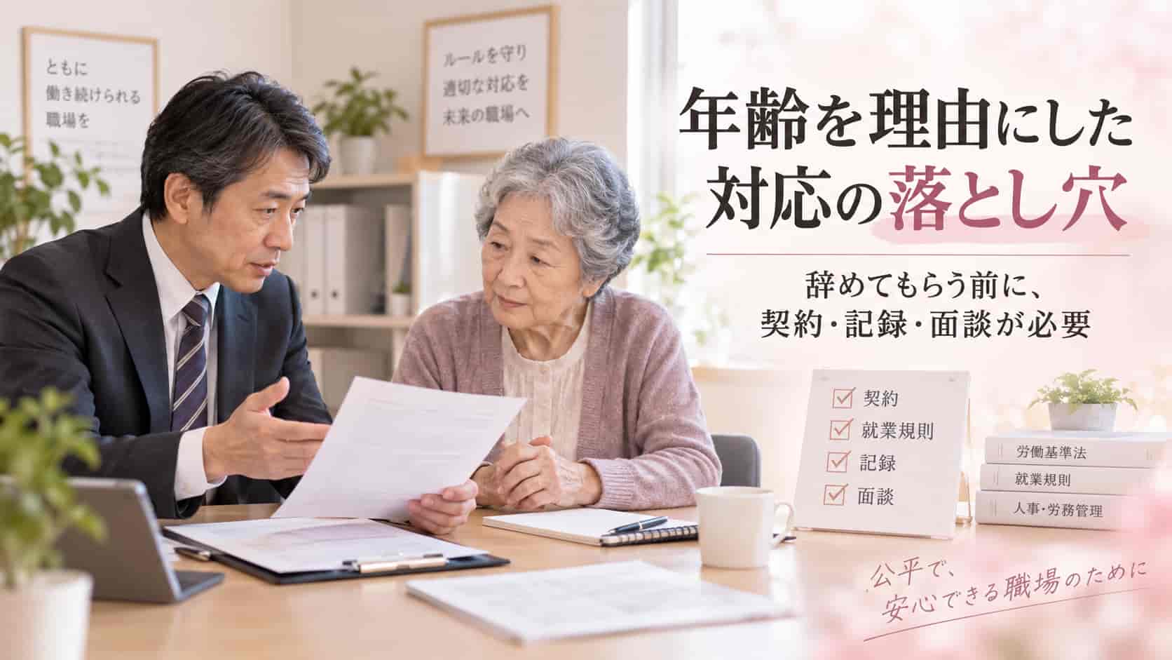 辞めてもらうことはできる?年齢を理由にした対応の落とし穴
