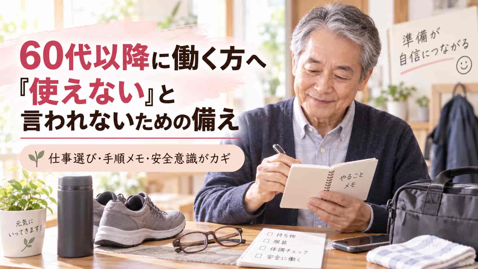 60代以降に働く方へ 「使えない」と言われないための備え