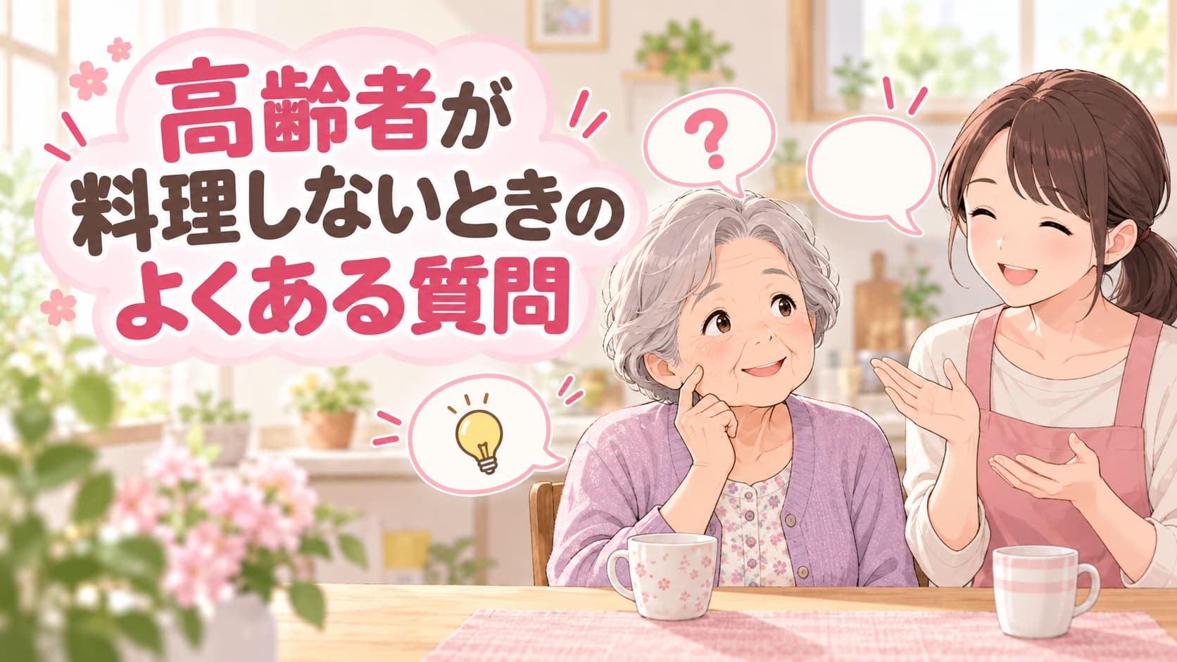 高齢者が料理しないときのよくある質問