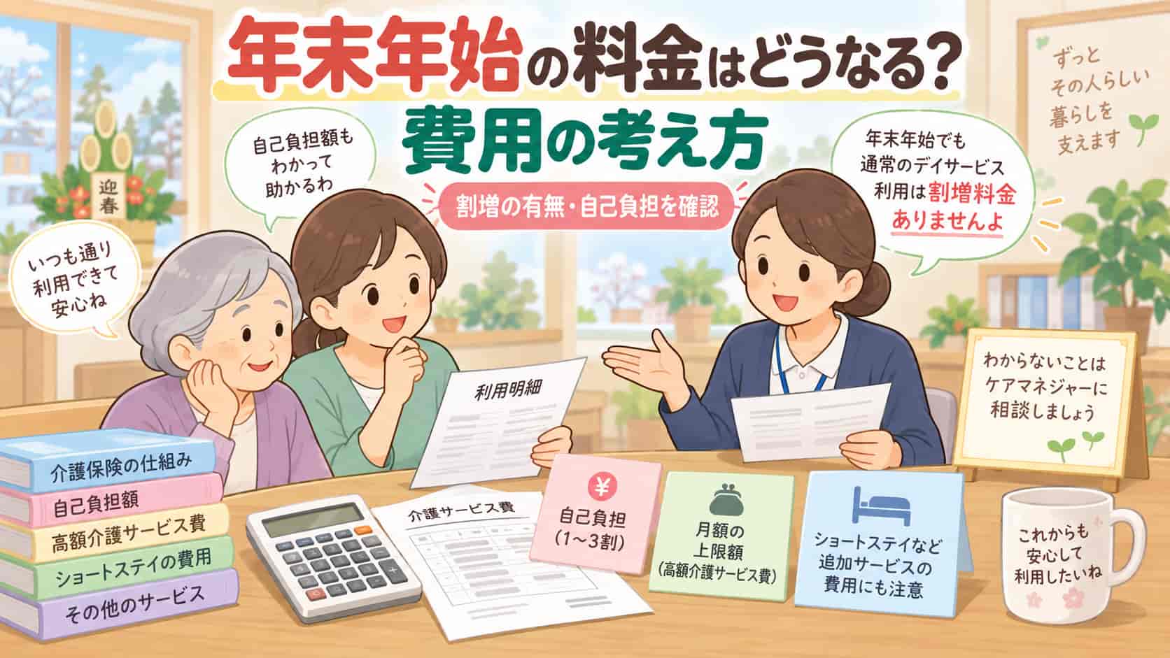 年末年始の料金はどうなる？費用の考え方